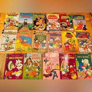UNCLE SCROOGE McDuck $CROOGE Gold Key Whitman Gladstone Disney Comics Donald VG